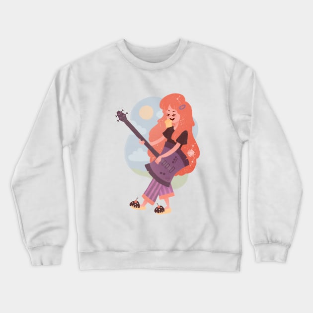 Early Morning Jam (and Toast) Session Crewneck Sweatshirt by artofannabellepullen